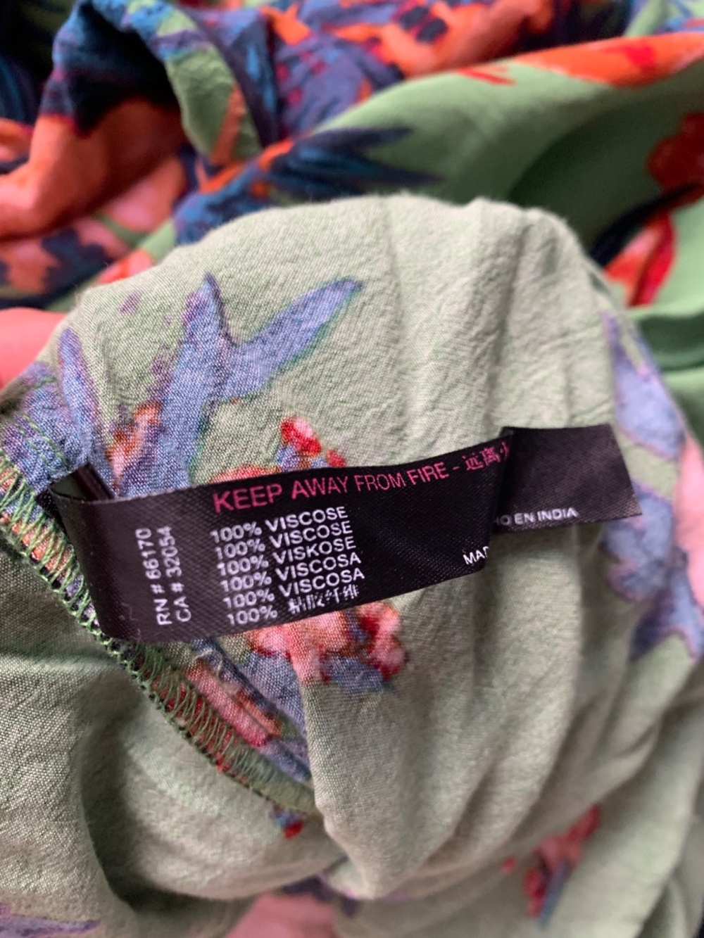 Anthropologie Sleep Pant Pajamas Lounge Hummingbirds Green Size XL - Picture 16 of 16